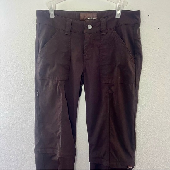 Prana Brown Monarch Convertible Hiking Pants Dark Brown Size 4 - Picture 4 of 16